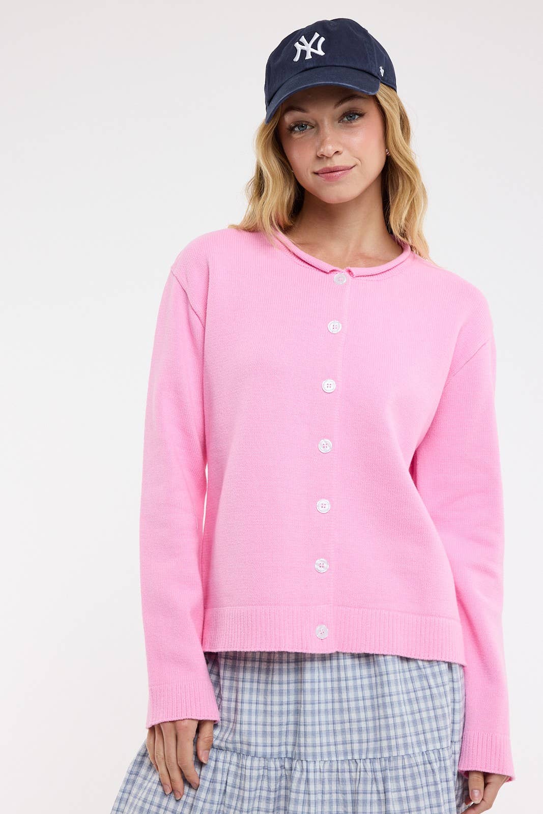CLASSIC PINK CARDIGAN