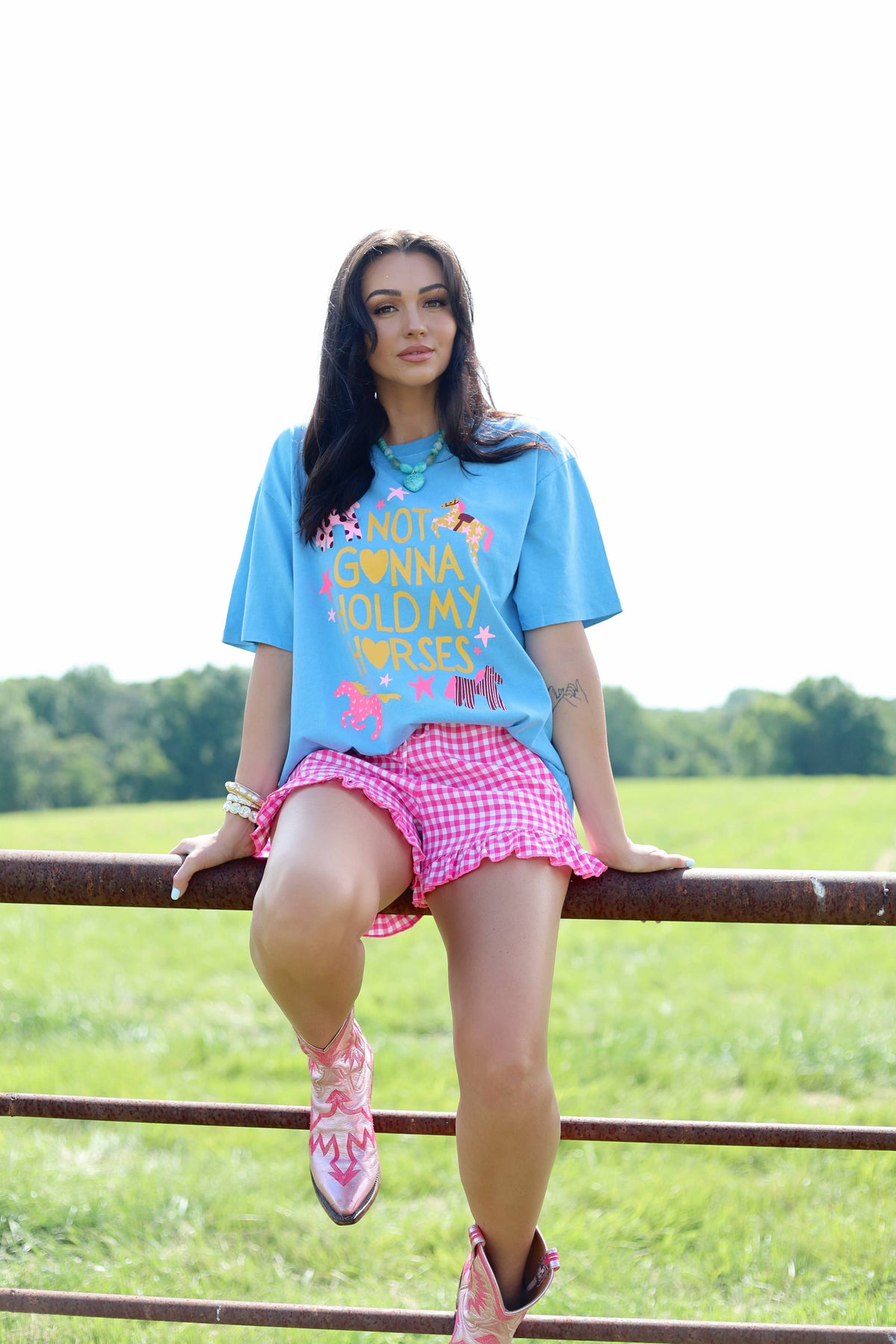 HOLD YA HORSES TEE