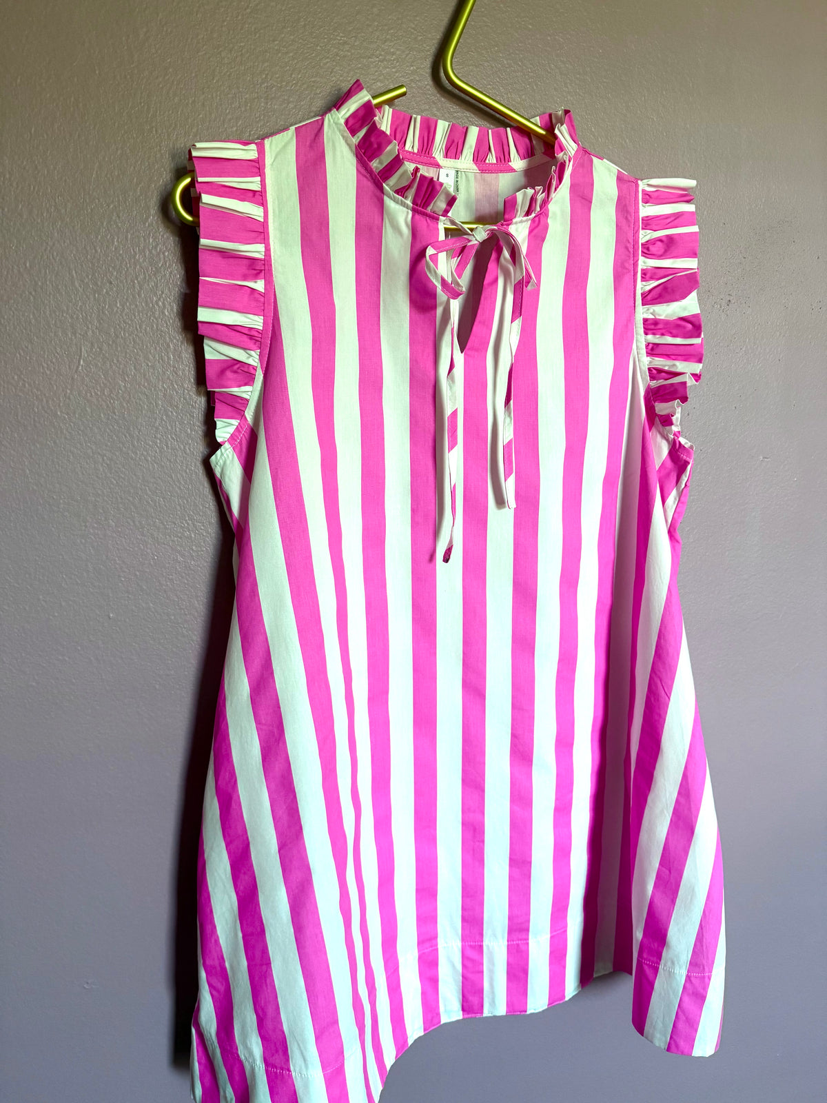 FRILLY FLIRTY DRESS: HOT PINK