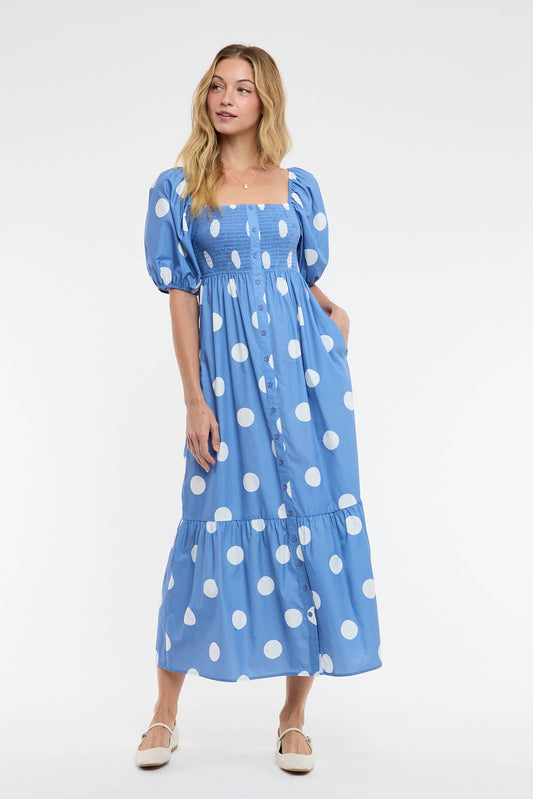 LOTTIE DOTTIE MAXI DRESS