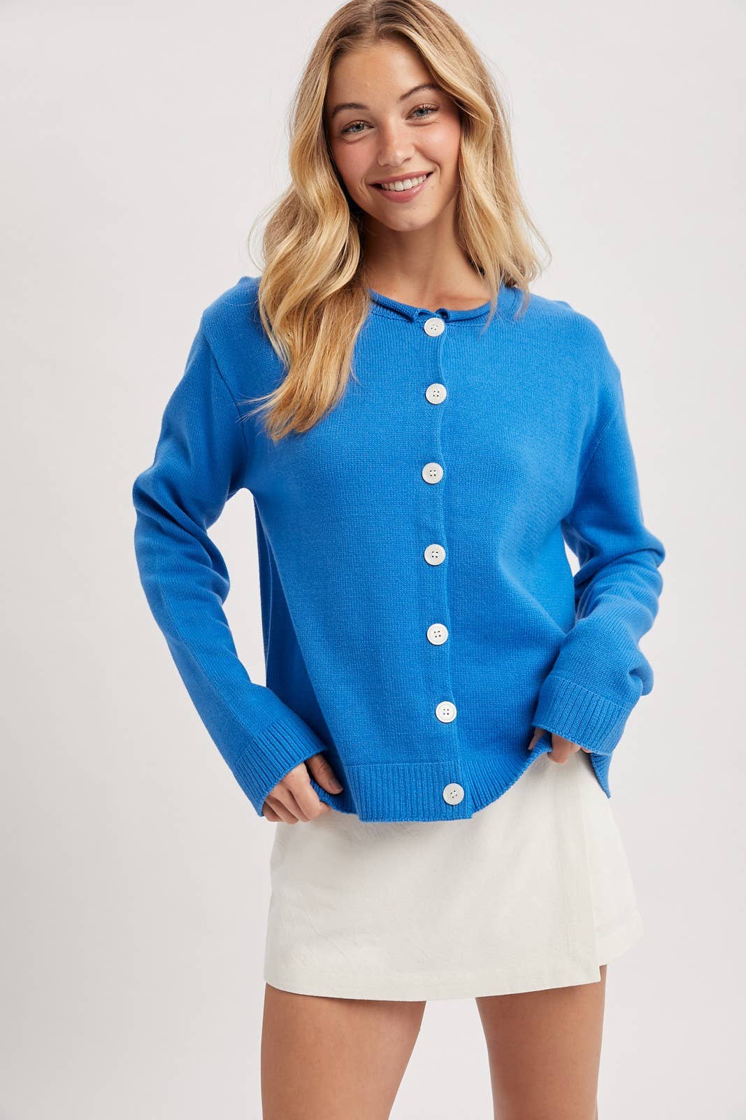 COBALT CHARM CARDI